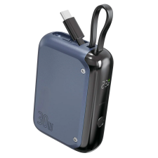 4smarts Pocket Power Bank USB-C kábellel 10000mAh - Kék power bank