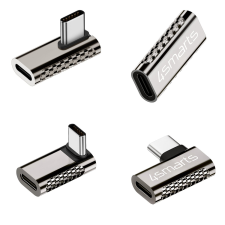 4smarts USB-C apa / USB-C anya OTG Adapter - Ezüst (4db) (4S540464) kábel és adapter