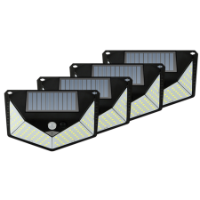 4x110 LED- es napelemes mozgásérzékelős lámpa kültéri világítás