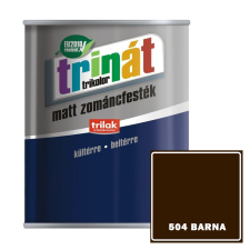 504 BARNA - TRINÁT TRIKOLOR MATT ZOMÁNCFESTÉK - 1L zománcfesték