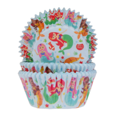 50 darabos muffin papír – Hableány, sellő sütés és főzés