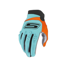 50 Kesztyű MX S-Line homologizált, kék / narancssárga - XXL méret motoros kesztyű