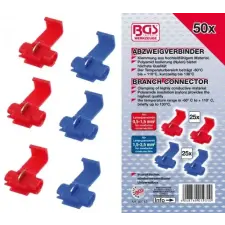  50 részes kábelösszekötő készlet (BGS 80757) kábel és adapter