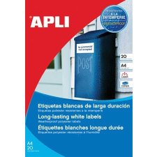 APLI Etikett, 64,6x33,8 mm, poliészter, időjárásálló, APLI, 480 etikett/csomag etikett