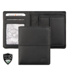  517365 002 Giorgio Carelli bőr pénztárca fekete pénztárca