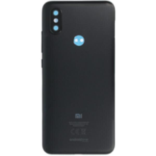 5606200580B6 Gyári akkufedél hátlap - burkolati elem Xiaomi Mi A2, fekete mobiltelefon, tablet alkatrész