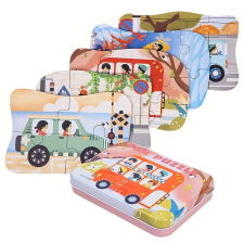 5 Az 1-ben autós kirakó szett puzzle, kirakós