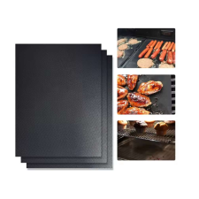 5 darabos tapadásmentes grill lap készlet, Teflon, BBQ Grill Mat, Hőálló, Beseder kerti sütés és főzés