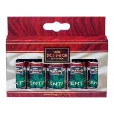 5 db-os illatos olajos csomag aromaterápiához, Menta, Kingaroma, 10 ml illóolaj