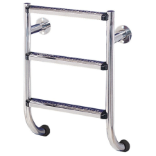  5 fokozatú osztott létra, AISI316 rozsdamentes acélból, tengeri környezetbe is alkalmas medence kiegészítő