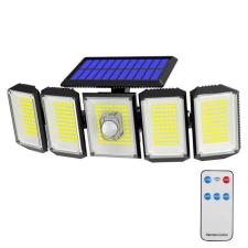 5 paneles forgatható 300LED-es szolár lámpa kültéri világítás