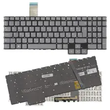  5CB1C93141 gyári új magyar RGB háttérvilágításos szürke laptop billentyűzet, keret nélkül laptop alkatrész