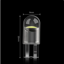  (5db) T10 W5W LED 12V izzó rendszámtábla lámpa, belső világítás. autó izzó, izzókészlet