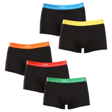 5PACK fekete BOSS férfi boxeralsó (50489616 999) M férfi alsó