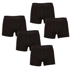  5PACK fekete Pietro Filipi férfi boxeralsó (5BCL001) XL