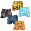  5PACK férfi bő szárú boxeralsók Styx art klasszikus gumipánt többszínű (5A1590147) L