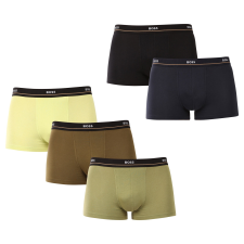 5PACK Férfi boxeralsó BOSS többszínű (50531660 987) L férfi alsó