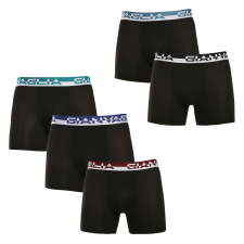 5PACK Férfi boxeralsó Gianvaglia fekete (5012-5) L férfi alsó