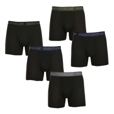 5PACK Férfi boxeralsó Gianvaglia fekete (GVG-5014) M férfi alsó