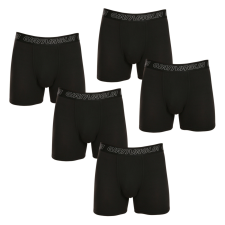 5PACK Férfi boxeralsó Gianvaglia fekete (GVG-5015) L férfi alsó