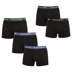  5PACK Férfi boxeralsó Jack and Jones fekete (12254366) L