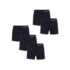 5PACK Férfi boxeralsó Nedeto varrat nélküli bambusz kék (5NDTB002S) XL férfi alsó