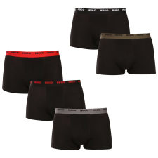  5PACK férfi boxeralsók HUGO fekete (50532619 003) XL férfi alsó
