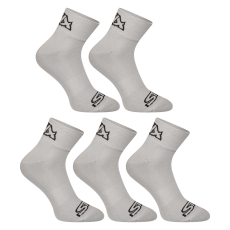  5PACK szürke Styx boka  zokni (5HK1062) L