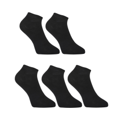  5PACK zokni Styx alacsony bambusz fekete (5HBN960) XL