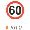  60 km sebességkorlátozás KR2.