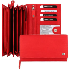  642960 013 Choice női bőr pénztárca piros