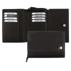  646060 012 Choice női bőr pénztárca fekete