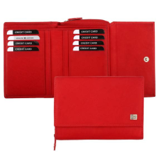  646060 013 Choice női bőr pénztárca piros