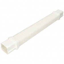  65x50 mm Flexibilis toldóelem, fehér, PVC (CANALPLAST) klíma dekorcsatorna kisháztartási gépek kiegészítői