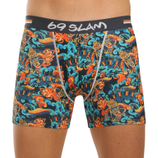  69SLAM Férfi boxeralsó fit FIRE DANCE DYLAN (MBYFRD-PO) XL férfi alsó