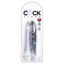  6"  Clear műpénisz, dildó