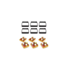  6 db 8*8 cm-es négyzet alakú tarte forma sütés és főzés