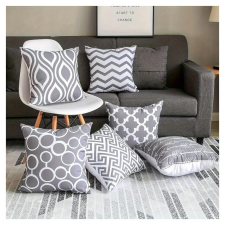  6 db modern díszpárnahuzat vászonpamut 40 x 40 cm KB1131805 lakástextília