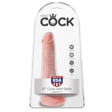  6" Cock with Balls Light műpénisz, dildó