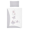 6-részes ágyneműhuzat Belisima Butterfly 100/135 szürke