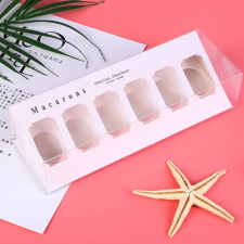 6 részes macaron doboz – Fehér sütés és főzés