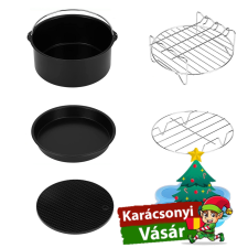  6 részes tartozék csomag forrólevegős sütőkhöz kisháztartási gépek kiegészítői