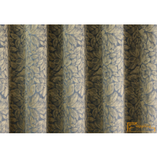  (6 szín) Melody dekorációs függöny-vízkék alapon cappuccino lakástextília