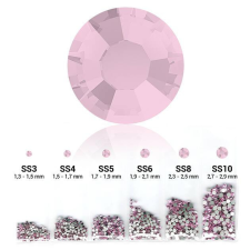 6in1 strasszkő szett - Light Pink körömdíszítő