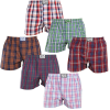  6PACK férfi bő szárú boxeralsók Styx klasszikus gumipánt többszínű (6A20246836) L