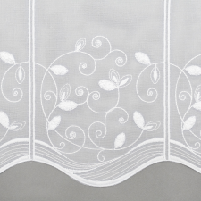  7024/30-101 fehér hímzett vitrázs függöny lakástextília