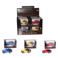  712039 JEEP 1/72 SÁRGA/KÉK/PIROS dekoráció