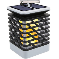  75 LED-es tűzhatású felakasztható napelemes kerti lámpa kültéri világítás