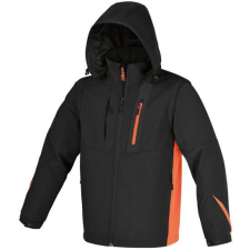 7659N XXL-SOFTSHELL DZSEKI, FEKETE munkaruha