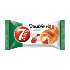  7 Days Croissant Double Eper-Vanília 80g csokoládé és édesség